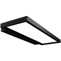 Arcchio LED-kantoor-wandlamp Rick, zwart. universeel wit dimbaar, zwart, Werkkamer / Kantoor, Kunststof, Modern