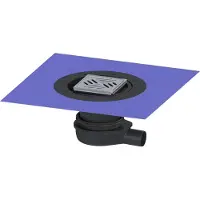 Kessel vloerafvoer, ultradun, 79 DN 50, Variofix, designrooster , 1 stuk.