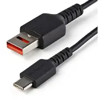 StarTech.com USB A to USB C Cable USBSCHAC1M Black