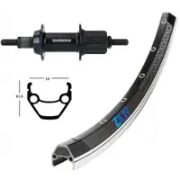 Winora Mavic Cxp 700 Qr Shimano 105 Achterwiel