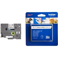 Brother TZe-231S2 - Noir sur blanc - Rouleau (12 cm x 4 m) 1 cassette(s) ruban laminé - pour PT-D210 D600 H110; P-Touch PT-1880 E800 H110 P900; P-Touch Cube Plus PT-P710