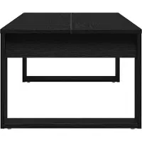 vidaXL Salontafel, zwart, eikenlook, 102 x 50 x 35 cm, houtvezel