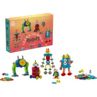 Plus plus Learn to Build robot 275 delige bouwset - 3963 - Bouwspeelgoed - Constructiespeelgoed - Set met bouwstenen - Vanaf 5 jaar