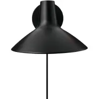 Nordlux Wandlampe by Nordlux, Darci Short, Zwart, Woonkamer, Metaal, Scandinavisch
