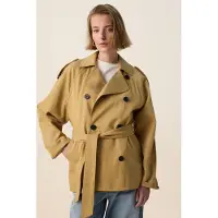 Sissy-Boy Beige trenchcoat | Maat: L-XL