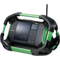 HiKOKI UR18DSDLW4Z 14,4-18V Li-Ion Accu bouwradio - DAB+ - bluetooth - werkt op netstroom & accu