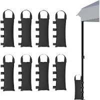 Outsunny Zandzakken voor luifel-Oxford-stof-20B x 50H cm-Zwart