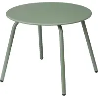Gardalux Bijzettafel tuin | | Rond (Ø 50 x 40 cm, Groen)