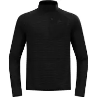 Odlo - Ascent Mid Layer 1/2 Zip - Fleecevest S, zwart