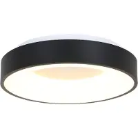 Steinhauer Plafondlamp Ringlede 3086ZW Zwart – Dimbare LED plafonnière Ø30 cm