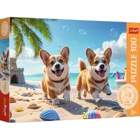 Trefl Puzzel Corgi hondje 100 stukjes - Puzzle Corgi - piesek 100