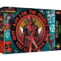 Trefl puzzel Deadpool Marvel 1000 stukjes Premium Plus kwaliteit.