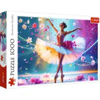 Trefl legpuzzel Dansende Ballerina 1000 stukjes kleurrijk puzzelplezier.