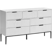 Beliani LEDUC - Ladekast 7 lades - Wit - MDF
