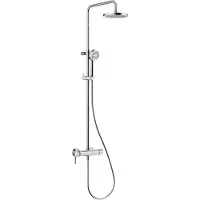 Kludi Logo - Dual Shower system doucheset met kraan, 20 cm, chroom 6808505-00