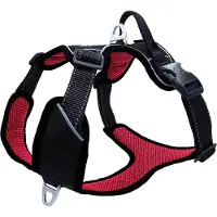 Petlando Hondenharnas Outdoor Rood&Zwart - Hondentuig - Xs 38-46 Cm
