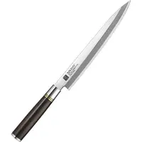 Xinzuo sashimimes 24 cm (SE Series) - sashimi- en sushimes - enkelzijdig geslepen (rechtshandig) - inclusief magnetische houten schede