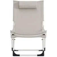 Ebuy24 Seville loungestoel beige.
