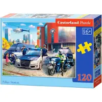 Castorland Politiebureau Puzzel 120 Stukjes - 6+ Jaar