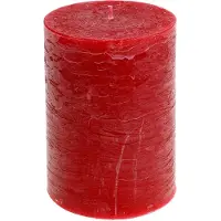 Viana Effen kaarsen rood 85x120mm 2 st, 2 Stück