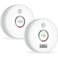 Elro FF4910 PRO Brandpreventieset - Rookmelder & Koolmonoxidemelder met 10 jaar Batterij - Voldoet aan Europese Norm EN14604 en EN50291