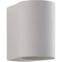 LINDBY Wandlamp Jannes, dimbaar, wit / opaal, Woon-/ Eetkamer, Gips / Klei, Modern, wandlamp