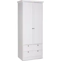 Intertrade Kast Landwood Wit 2-deurs
