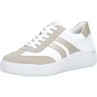 Remonte Sneakers laag taupe / goud / wit