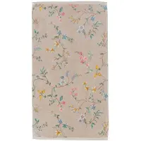 Pip studio Handdoek Les Fleurs Khaki (55 x 100 cm)