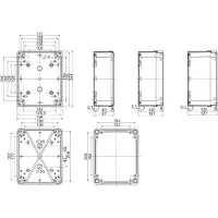 Schneider Electric PanelSeT TBS Wandbehuizing 194 x 241 x 87 ABS Grijs-wit (RAL 7035) 1 stuk(s)