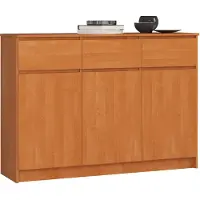 Akord Ladekast K140 met 3 Lades en 3 Deuren / Furniture Factory / Els / 138 x 99 x 40 cm