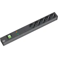 Bachmann 19-inch stekkerdoos met overspanningsbeveiliging en netfilter