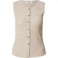 ONLY Bodywarmer 'ONLILSE' lichtbeige