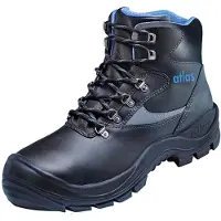 Atlas Werkschoen Ergo-Med 500 Blueline Hoog S3 + KN | Zwart W14 | Maat 48 - 00.012.148.48