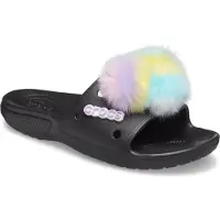 Crocs Classic Fursure Slippers Zwart Maat 36/37 US M4/W6