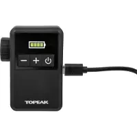 Topeak E-booster Mini 6 Bar/120 Psi Mini Pomp Zwart 120 Psi