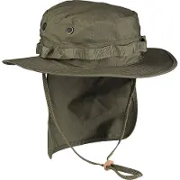 Sturm Bundeswehr und Freizeitshop Bushhoed met nekflap 59 cm / L groen