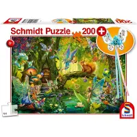 Schmidt - Legpuzzel - Feeën in het Bos - 200 stukjes + toverstaf - Kinderen - vanaf 8 jaar