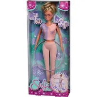 Steffi Love - Hula Hoop - Steffi draagt een sportieve outfit met hoelahoep en mechanische functie - Modepop - 29 cm - 105733619