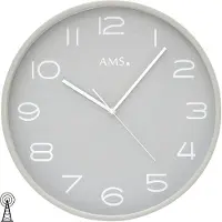 AMS Zendergestuurde wandklok F5521