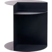 Beliani TAGGART - Bijzettafel - Zwart - IJzer