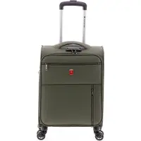 Gladiator 3700 4 wielen Cabinewagen 55 cm met uitbreidingsplooi olijf