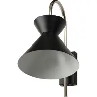 Osram Wandlamp Decor Waist, zwart, Woon-/ Eetkamer, metaal, Modern, wandlamp