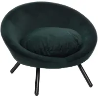 Flamingo Sofa Dolco ligstoel rond voor hond en kat groen Per stuk