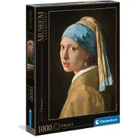 Clementoni Puzzle 1000 pièces - Johannes Vermeer : La Jeune Fille à la Perle