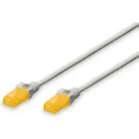 ASSMANN Electronic DK-1613-A-100 RJ45 Netwerkkabel, patchkabel CAT 6A U/UTP 10.00 m Grijs Halogeenvrij, Verdraaide paren 1 stuk(s)