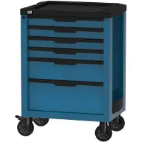 HBM gereedschapswagen 6 laden, 70,8 cm, blauw