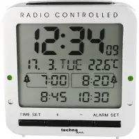 Technoline Radio gestuurde wekker - Datum en dag weergave - Temperatuur - WT 245