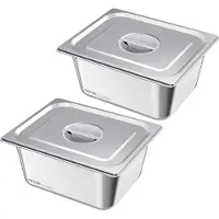 Vevor Gastronormbak Hotelpan (1/2 maat) 2-pack 9 L