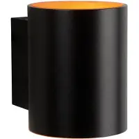 Spectrum LED wandlamp zwart goud rond - G9 aansluiting